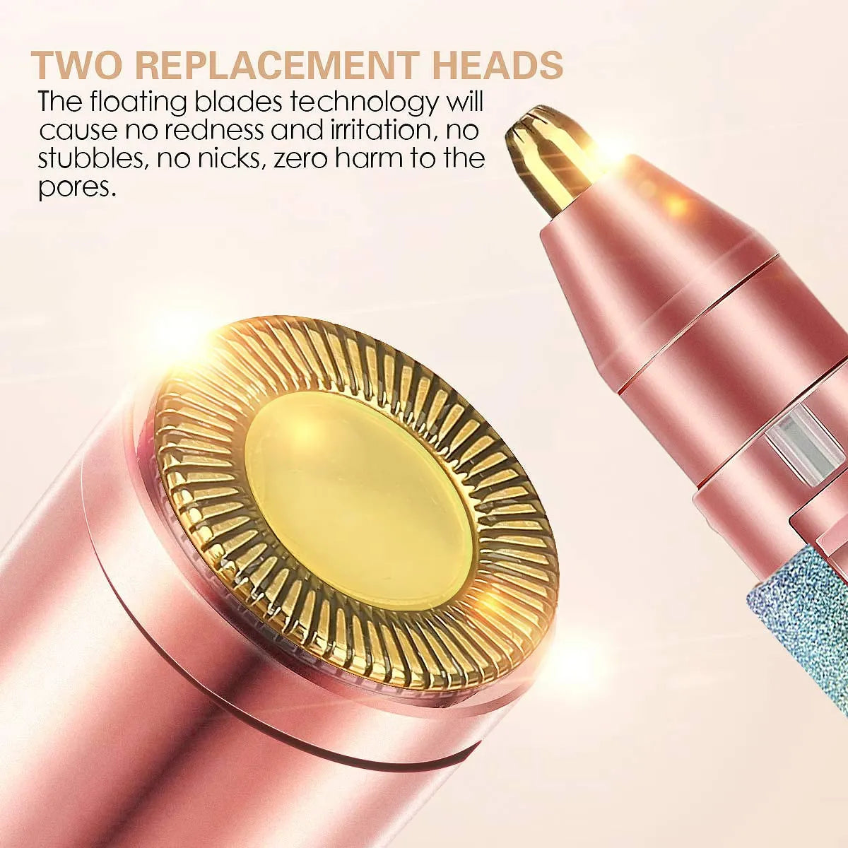 Blawless Rechargeable 2-in-1 Eyebrow Trimmer & Hair Remover