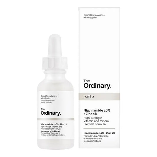 The Ordinary Niacinamide 10% + Zinc 1% Serum - High-Strength Vitamin and Mineral Blemish Formula, 30ml