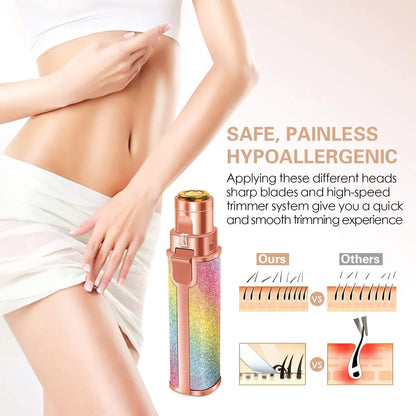 Blawless Rechargeable 2-in-1 Eyebrow Trimmer & Hair Remover