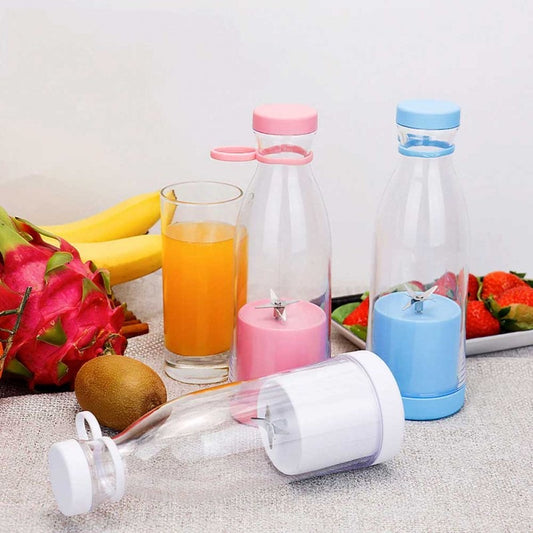 Wireless Charging 4 Blades Electric Juicer Mini Portable Blender Fruit Mixers