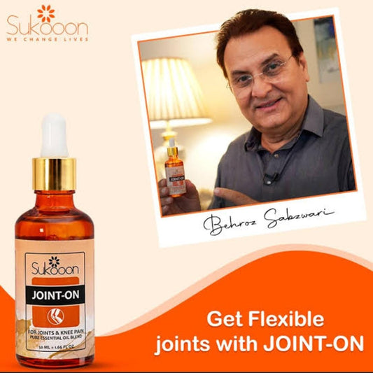 Sukoon Joint-On Oil 30ml of Pure Relief for Joint Muscle Pain Massage and More