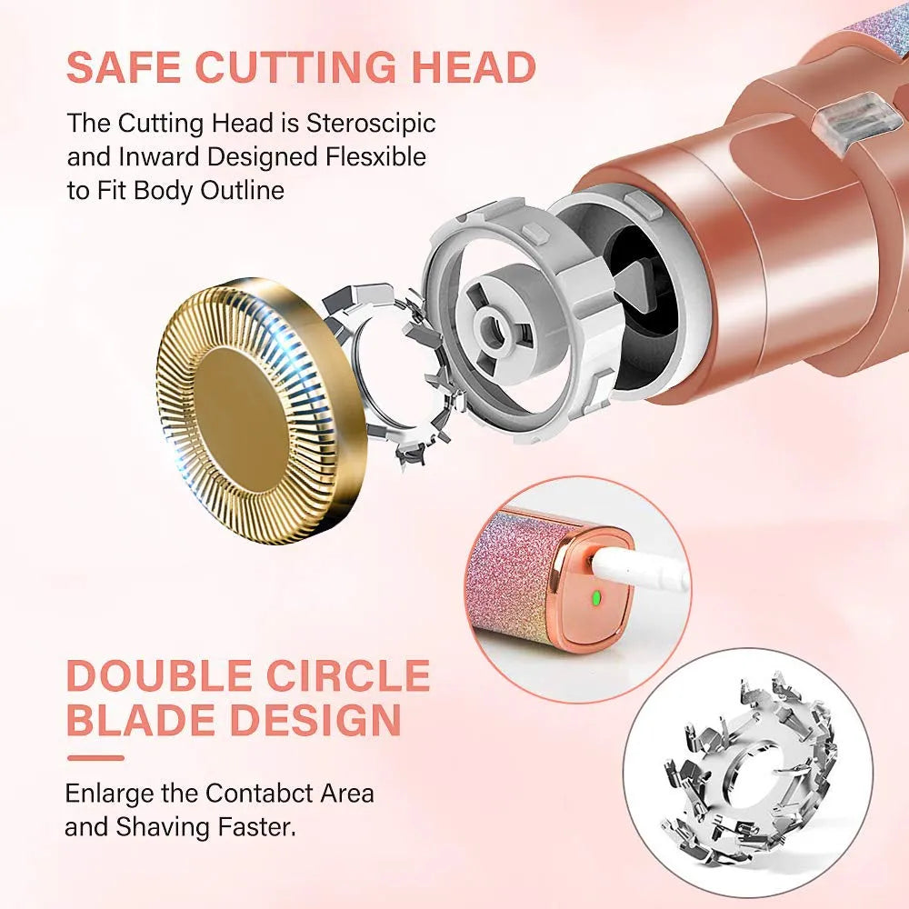 Blawless Rechargeable 2-in-1 Eyebrow Trimmer & Hair Remover