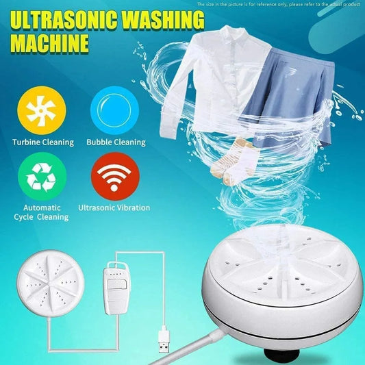 Mini Portable USB Operate Washing Machine Turbine